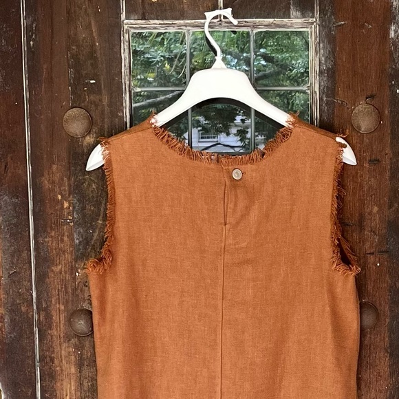 COLINE (French Brand) | Shift Dress Rust color - Picture 5 of 10